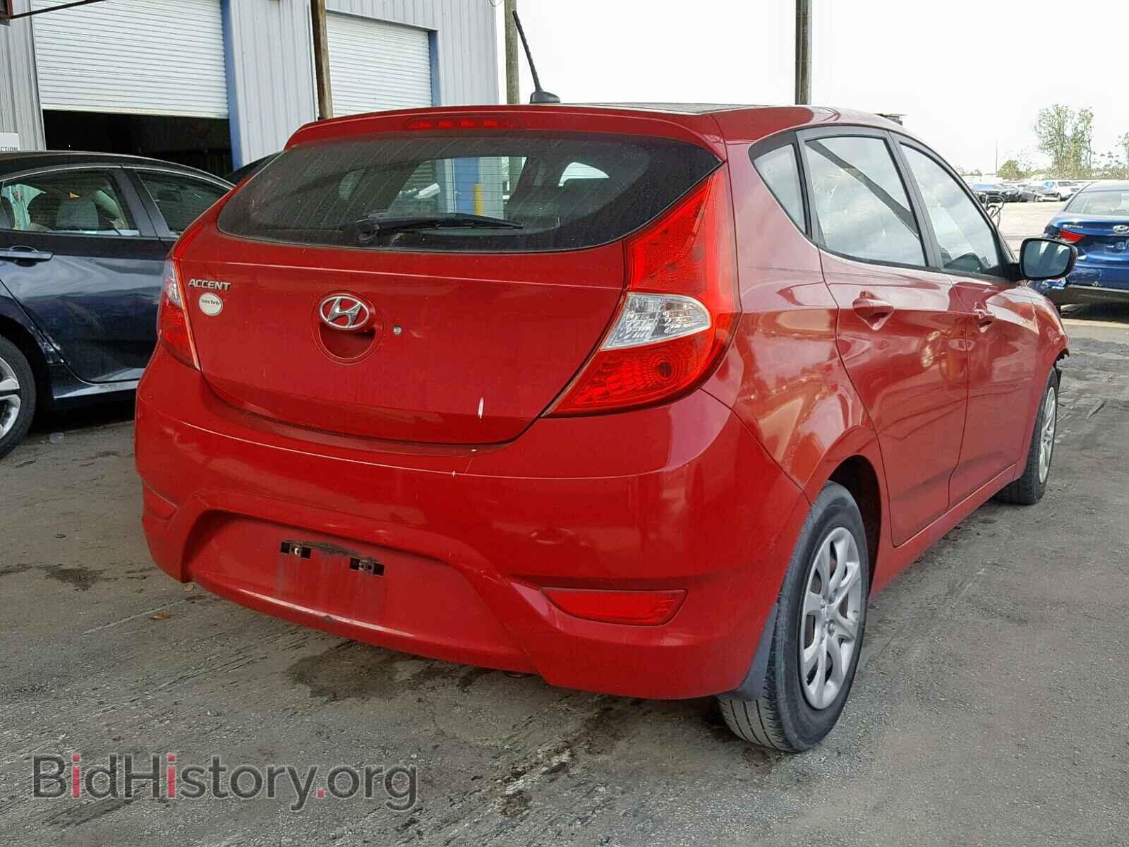 2013 HYUNDAI ACCENT - VIN: KMHCT5AEXDU094670 - Фото 4