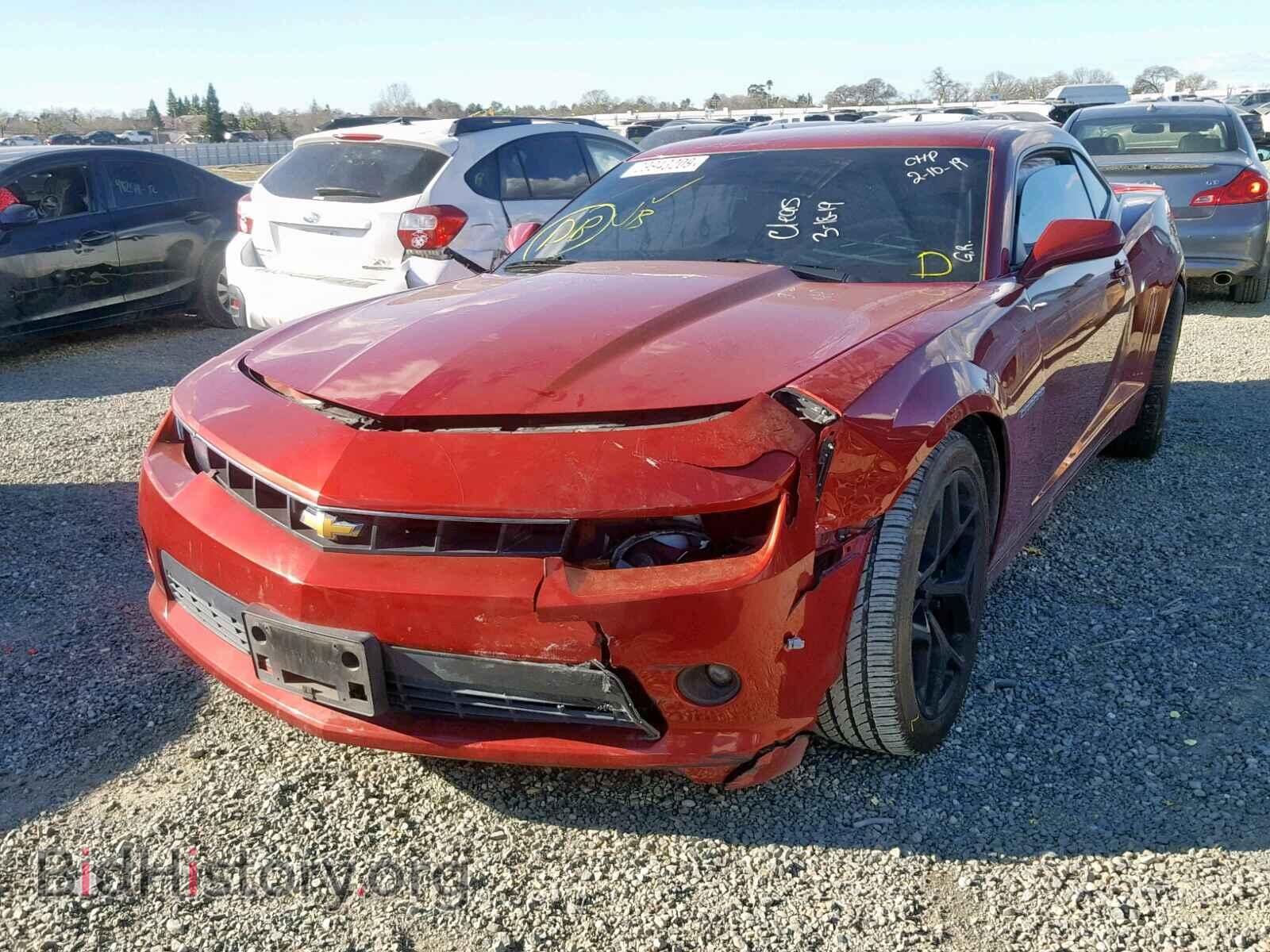 2014 CHEVROLET CAMARO - VIN: 2G1FB1E3XE9256259 - Фото 2