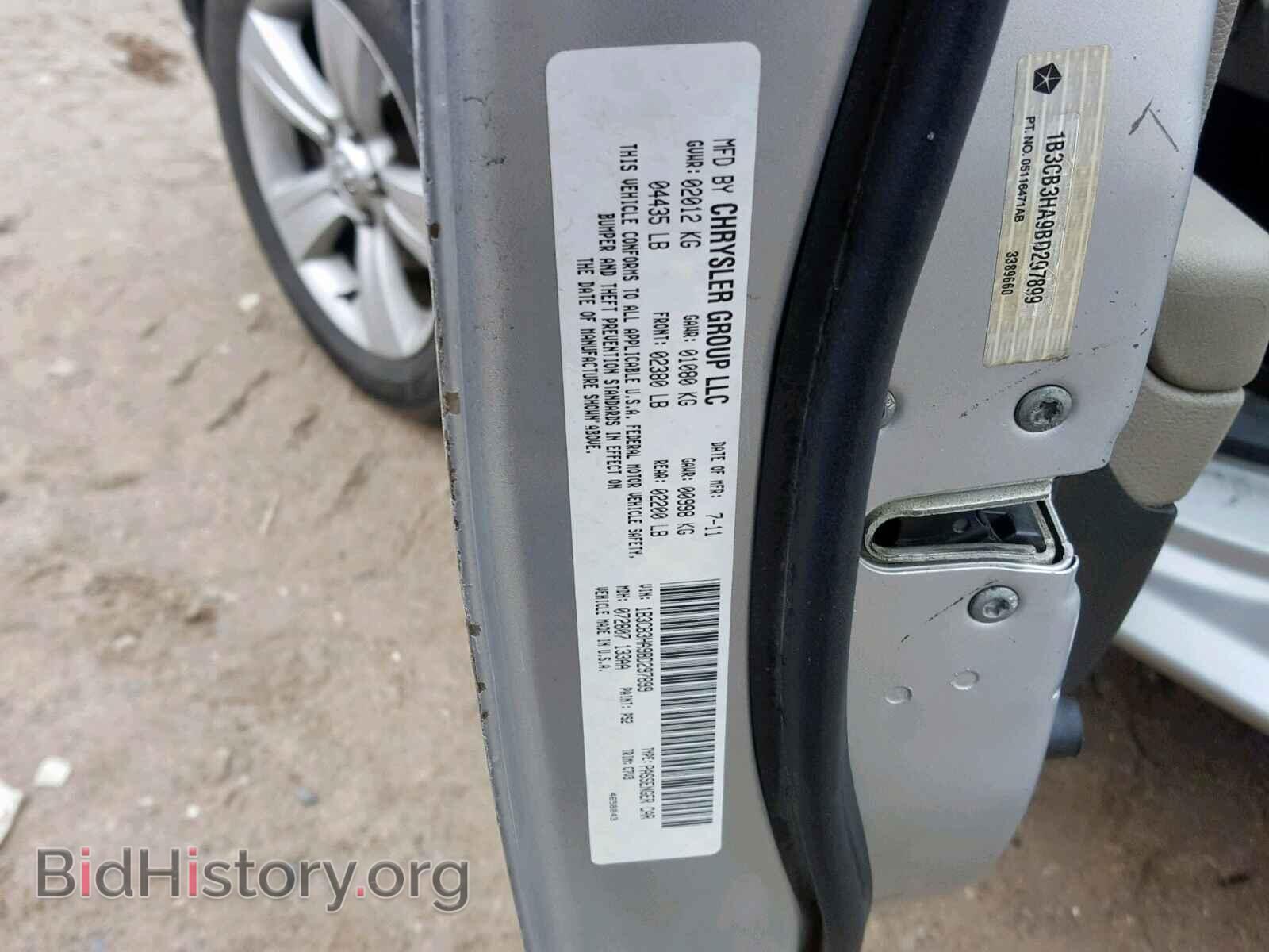 2011 DODGE CALIBER - VIN: 1B3CB3HA9BD297899 - Фото 10