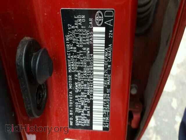 2012 TOYOTA COROLLA - VIN: 2T1BU4EE8CC860554 - Photo 10