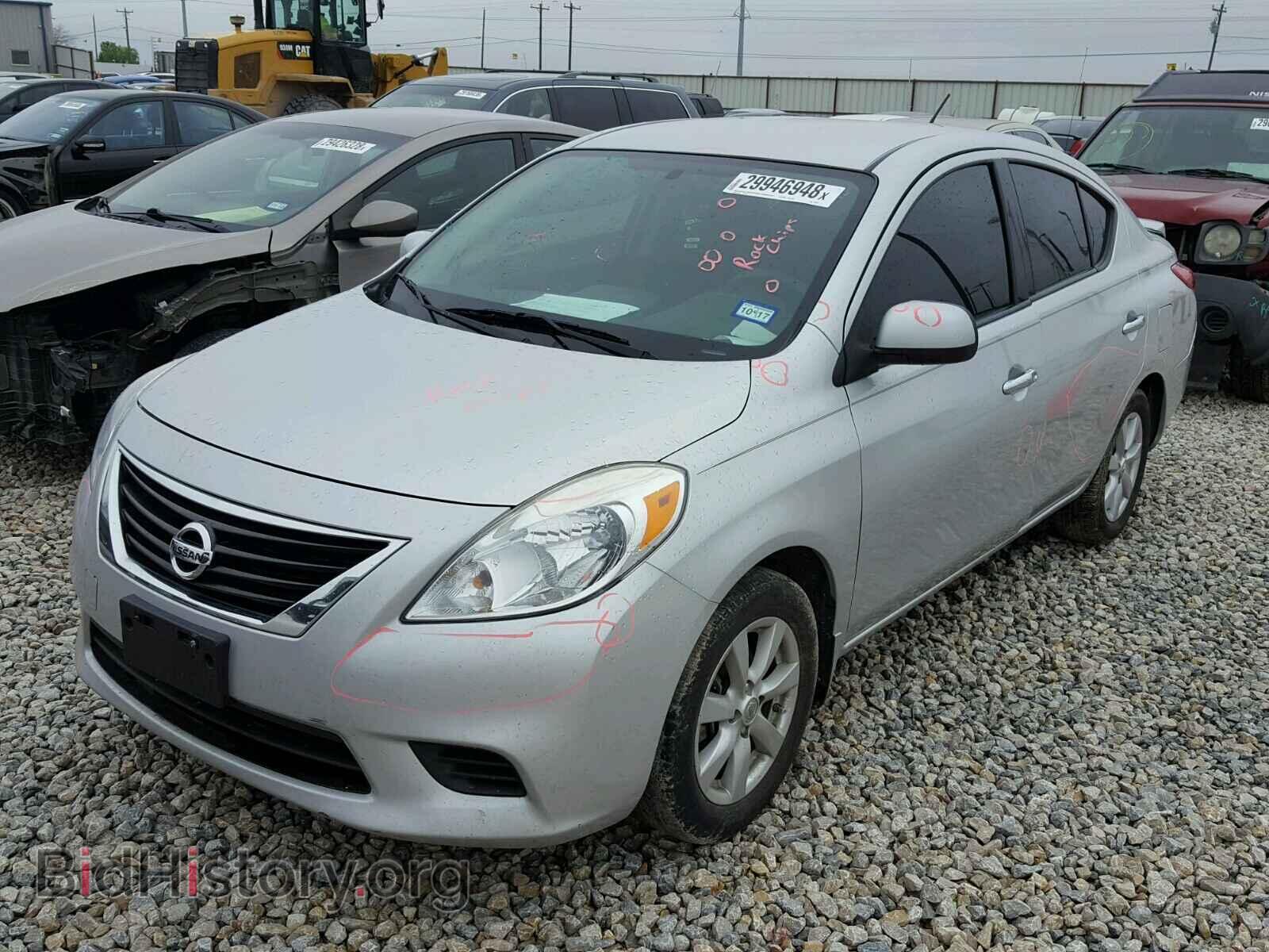2014 NISSAN VERSA - VIN: 3N1CN7AP4EL818301 - Фото 2