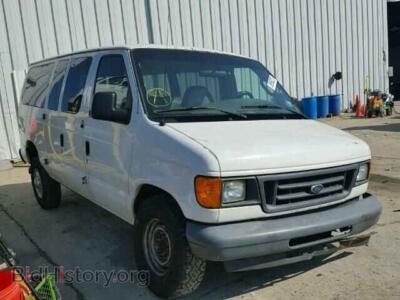 2006 Ford ECONOLINE, white — VIN 1FBNE31L86HA52671, Copart