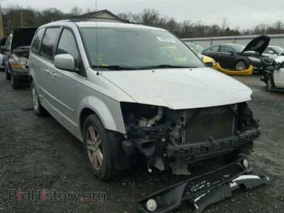 2011 Dodge CARAVAN Grand Cara, серебристый — VIN 2D4RN5DG5BR655053, Copart
