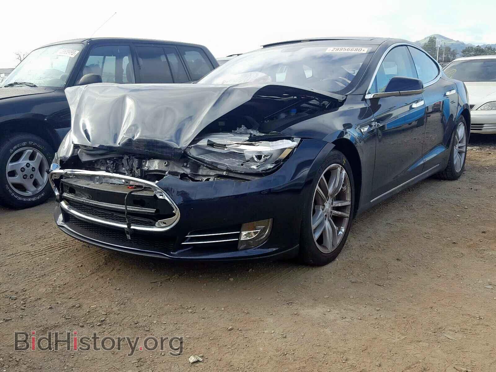 2014 TESLA MODEL S - VIN: 5YJSA1H14EFP43567 - Photo 2