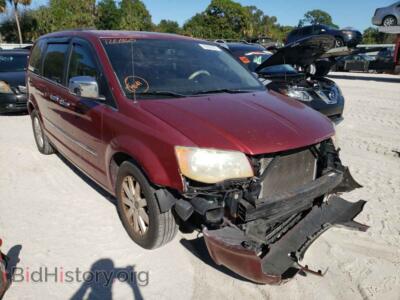 2011 Chrysler MINIVAN Town & COU, burgundy — VIN 2A4RR8DG9BR631044, Copart