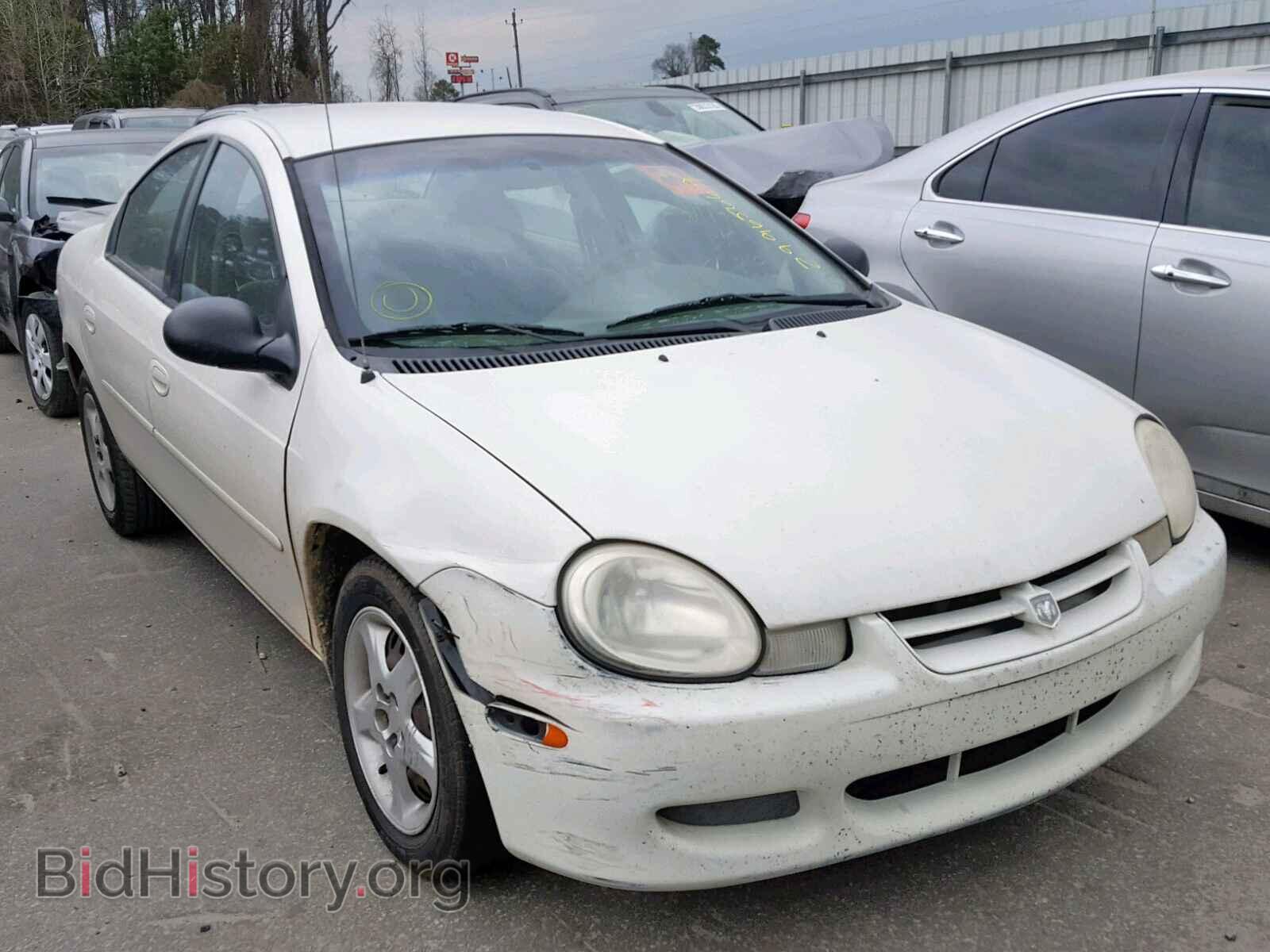 Photo 1B3AS46C82D612080 - DODGE NEON 2002
