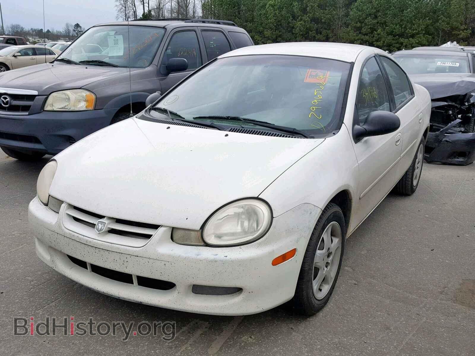 2002 DODGE NEON - VIN: 1B3AS46C82D612080 - Фото 2