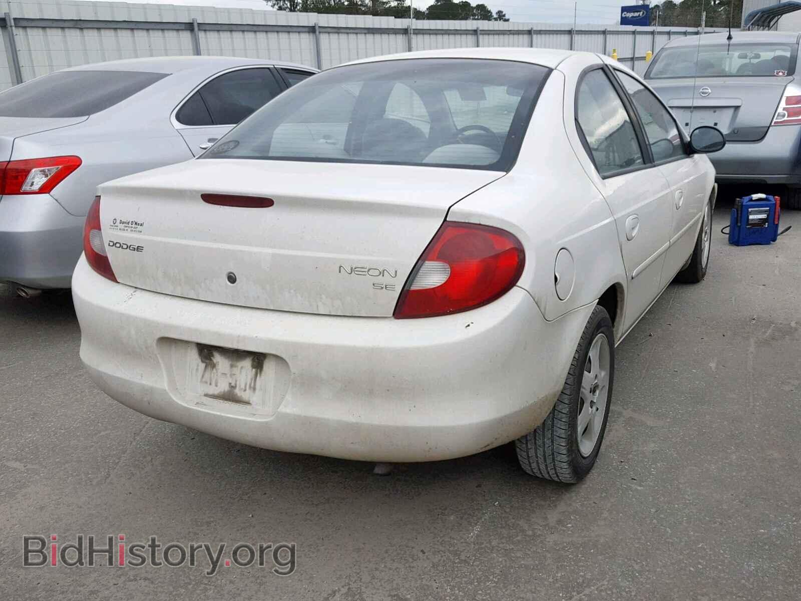 2002 DODGE NEON - VIN: 1B3AS46C82D612080 - Фото 4