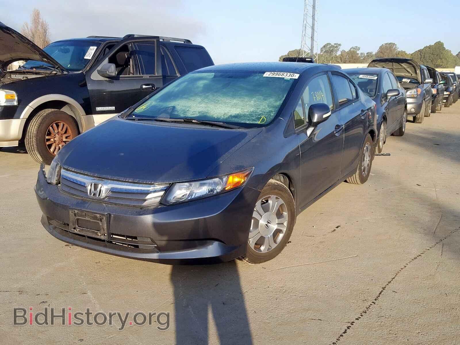 2012 HONDA CIVIC - VIN: JHMFB4F33CS008288 - Фото 2