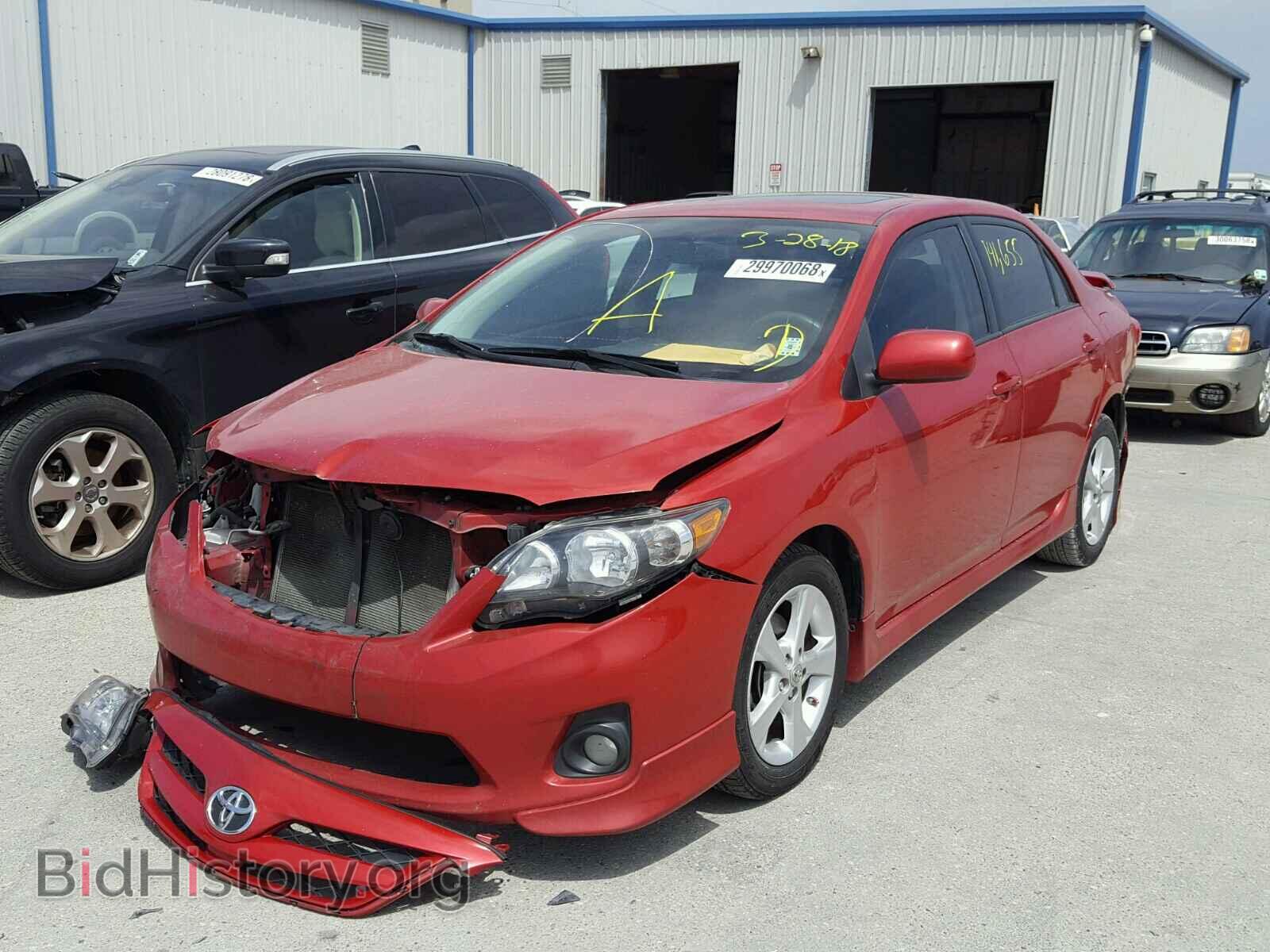 2012 TOYOTA COROLLA BA - VIN: 2T1BU4EE2CC883957 - Фото 2