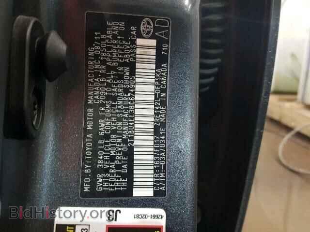 2011 TOYOTA COROLLA - VIN: 2T1BU4EE3BC674905 - Photo 10