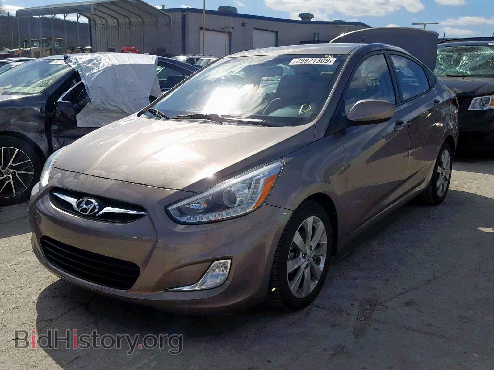2014 HYUNDAI ACCENT - VIN: KMHCU4AE4EU604391 - Фото 2