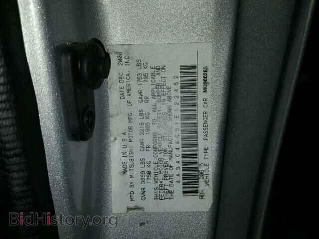 2001 MITSUBISHI ECLIPSE - VIN: 4A3AC44G51E122462 - Photo 10