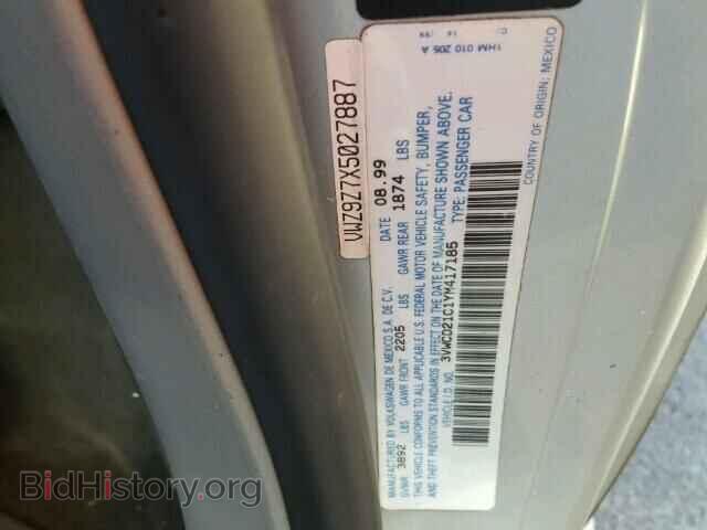2000 VOLKSWAGEN BEETLE - VIN: 3VWCD21C1YM417185 - Фото 10