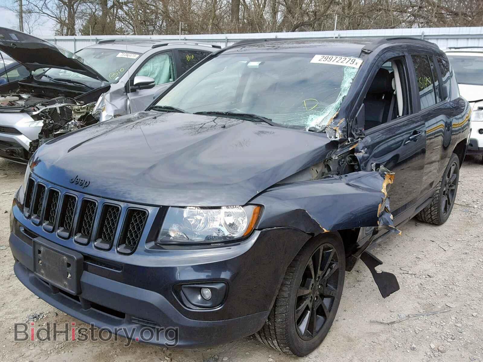 2014 JEEP COMPASS SP - VIN: 1C4NJCBA9ED786357 - Фото 2