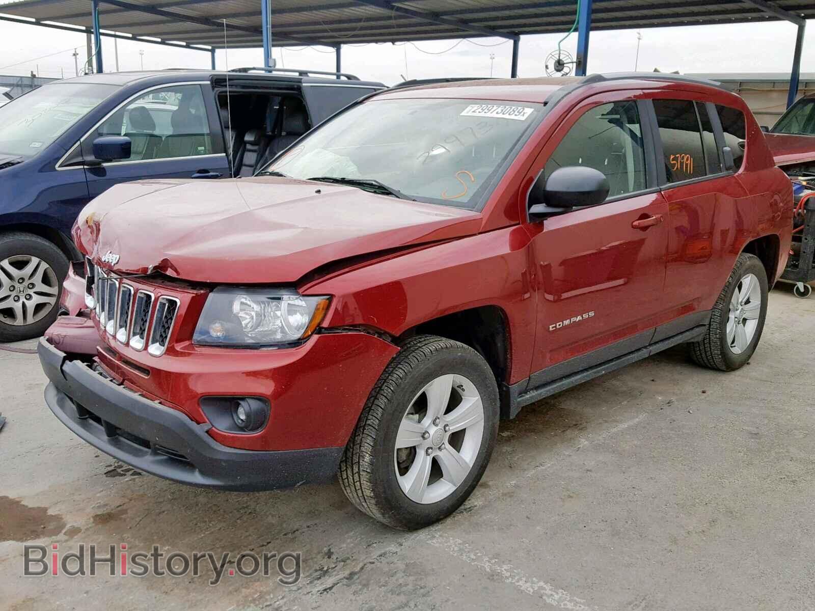 2016 JEEP COMPASS SP - VIN: 1C4NJDBB0GD697875 - Фото 2