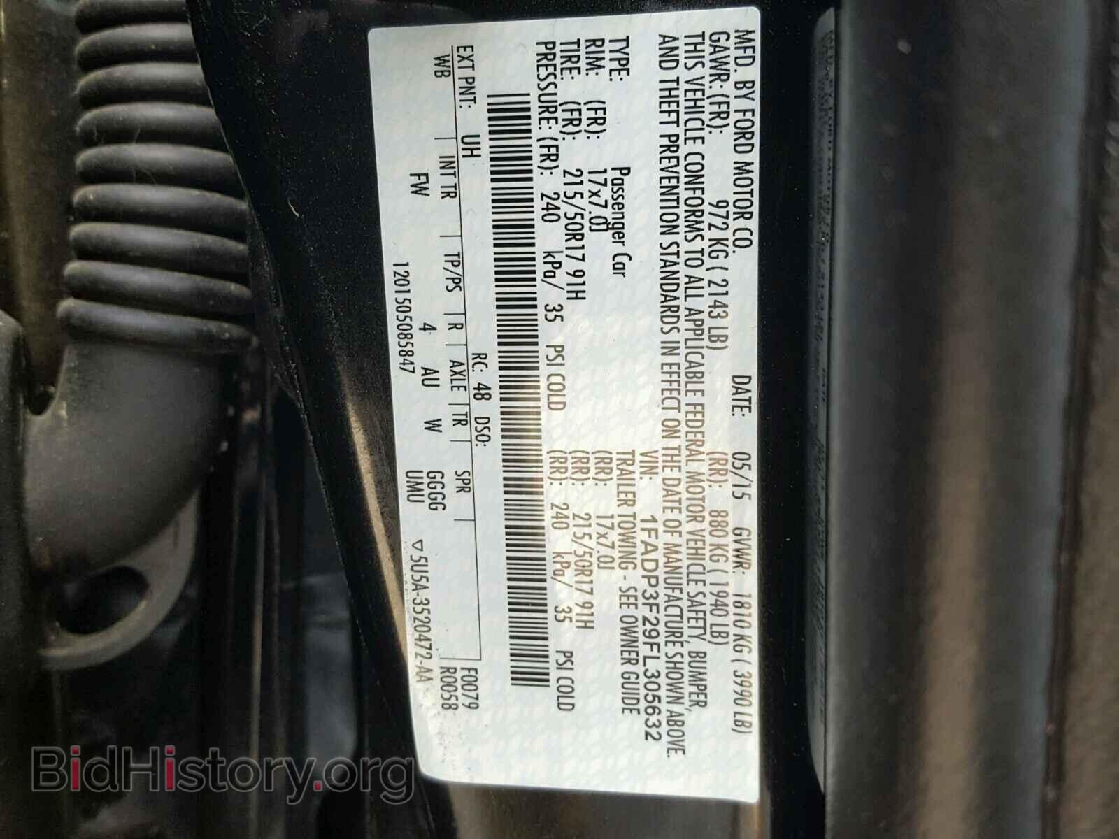 2015 FORD FOCUS - VIN: 1FADP3F29FL305632 - Фото 10