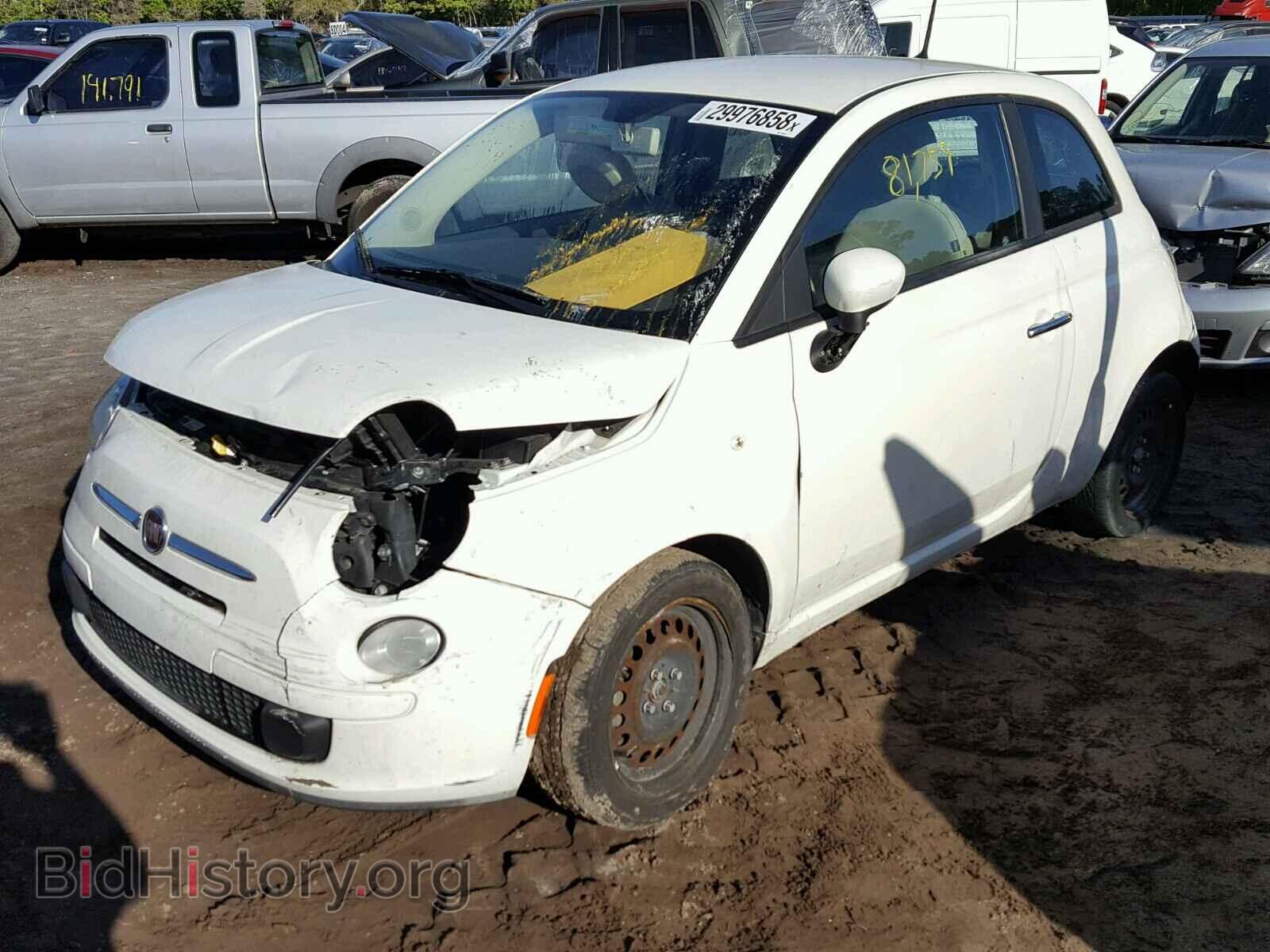 2013 FIAT 500 - VIN: 3C3CFFAR8DT544836 - Фото 2