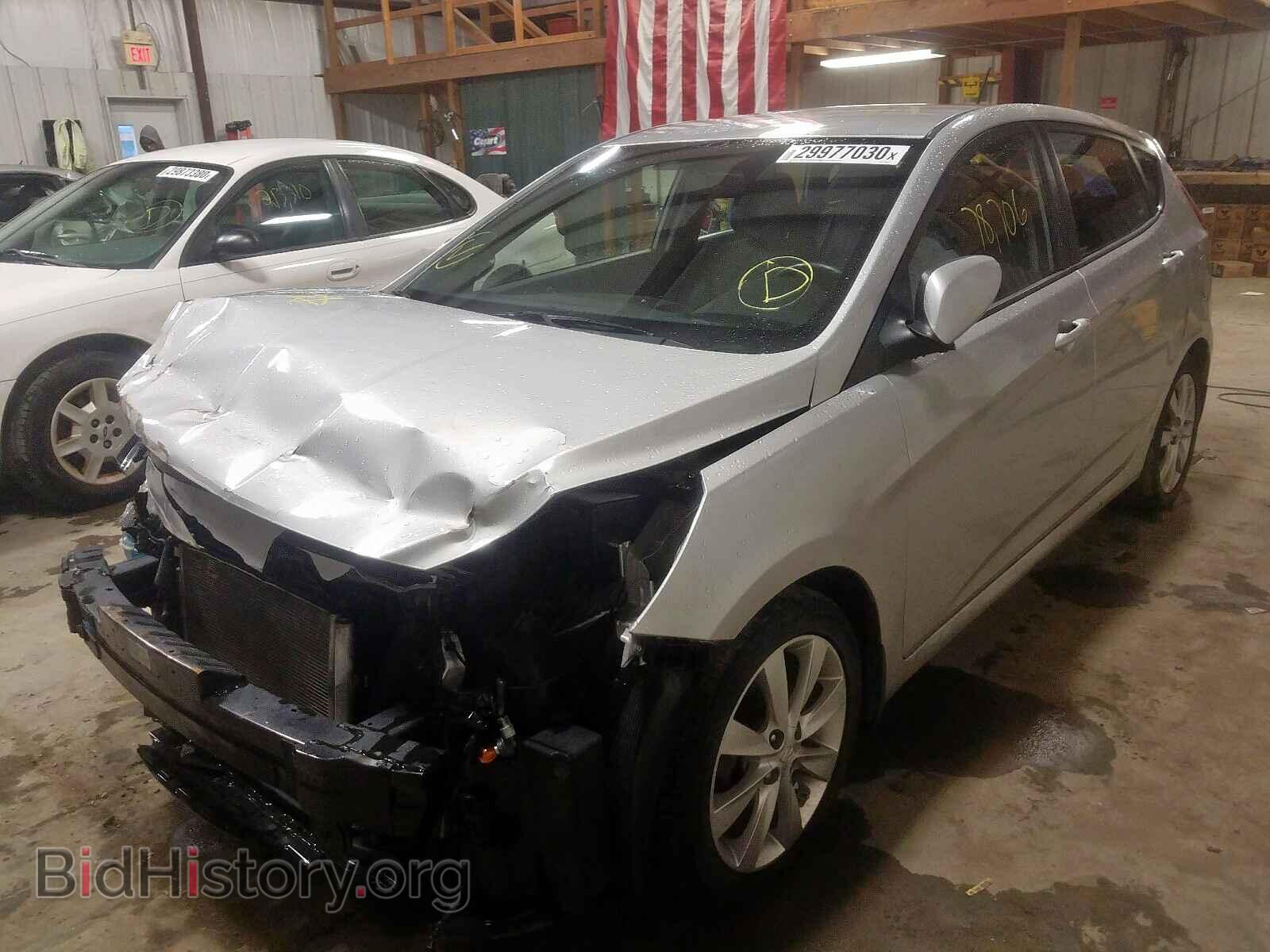 2012 HYUNDAI ACCENT - VIN: KMHCU5AE4CU045492 - Фото 2