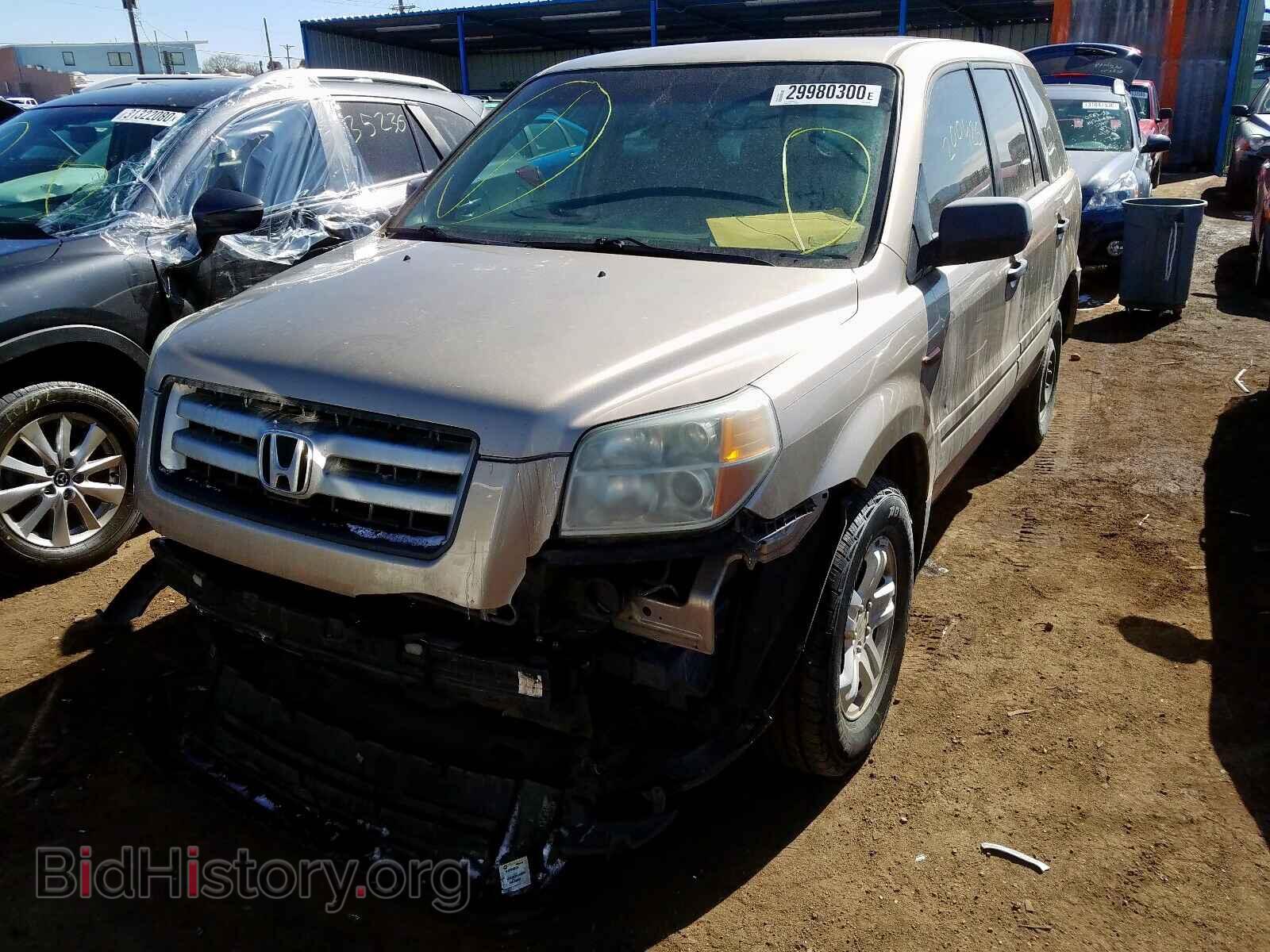 2006 HONDA PILOT - VIN: 5FNYF28146B014603 - Фото 2