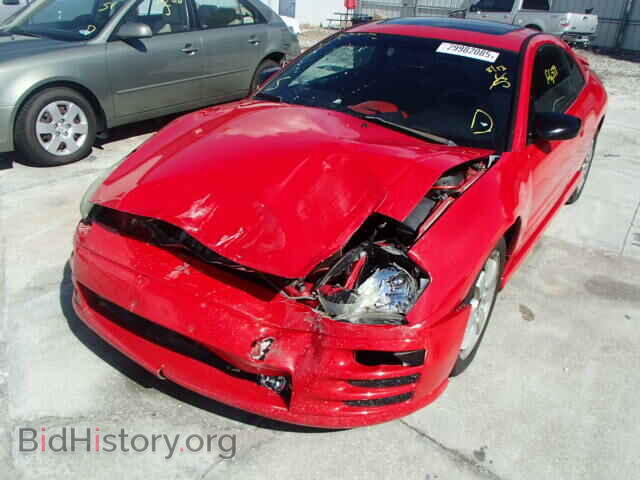 2000 MITSUBISHI ECLIPSE - VIN: 4A3AC84L4YE002554 - Фото 2