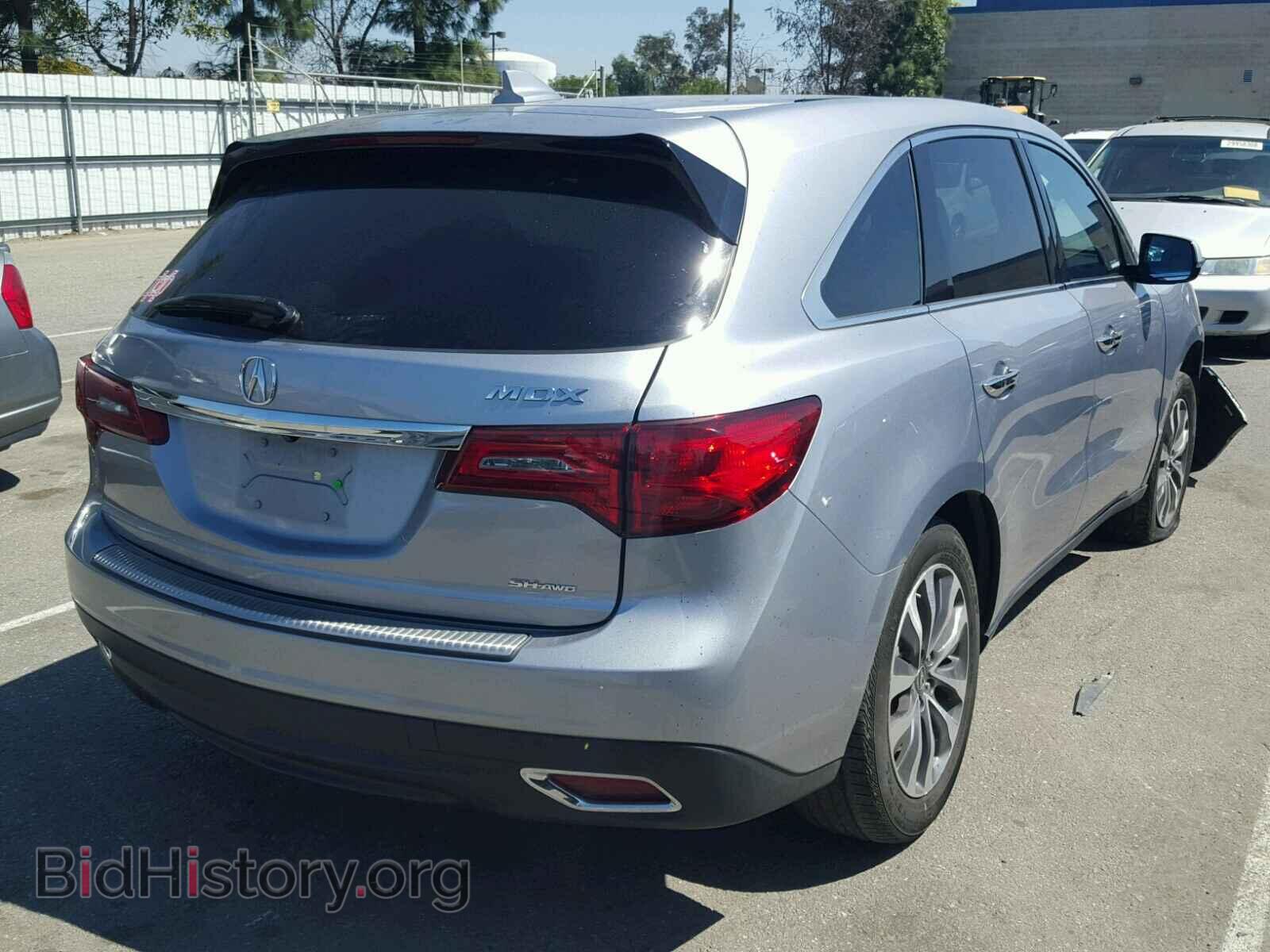 2016 ACURA MDX - VIN: 5FRYD4H42GB040189 - Фото 4