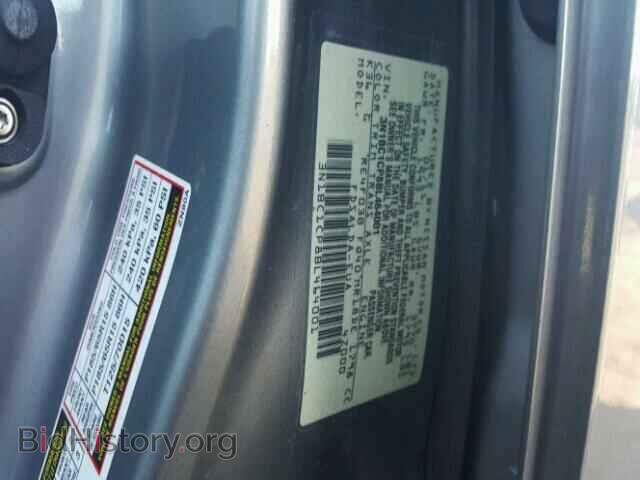 2011 NISSAN VERSA - VIN: 3N1BC1CP8BL464001 - Фото 10