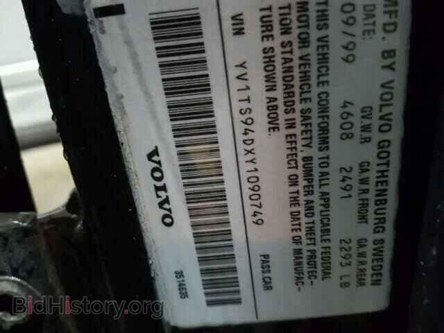 2000 VOLVO S80 - VIN: YV1TS94DXY1090749 - Фото 10