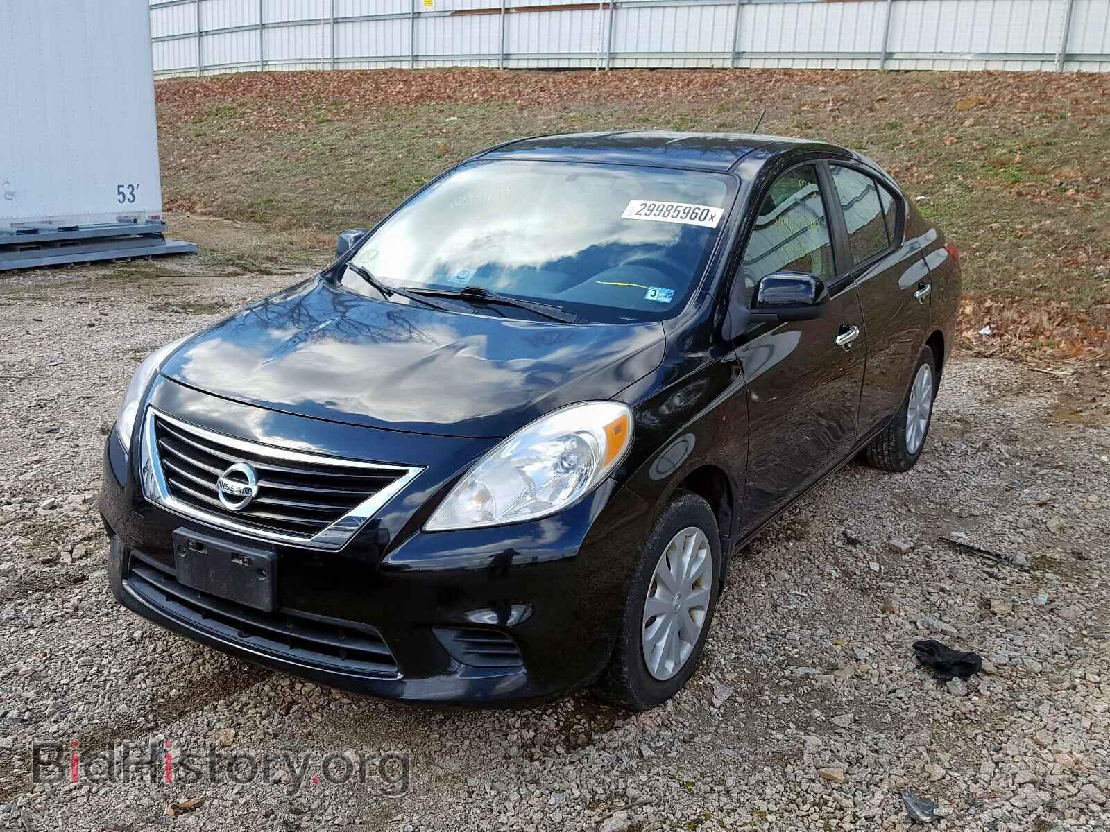 2012 NISSAN VERSA - VIN: 3N1CN7AP7CL879011 - Фото 2