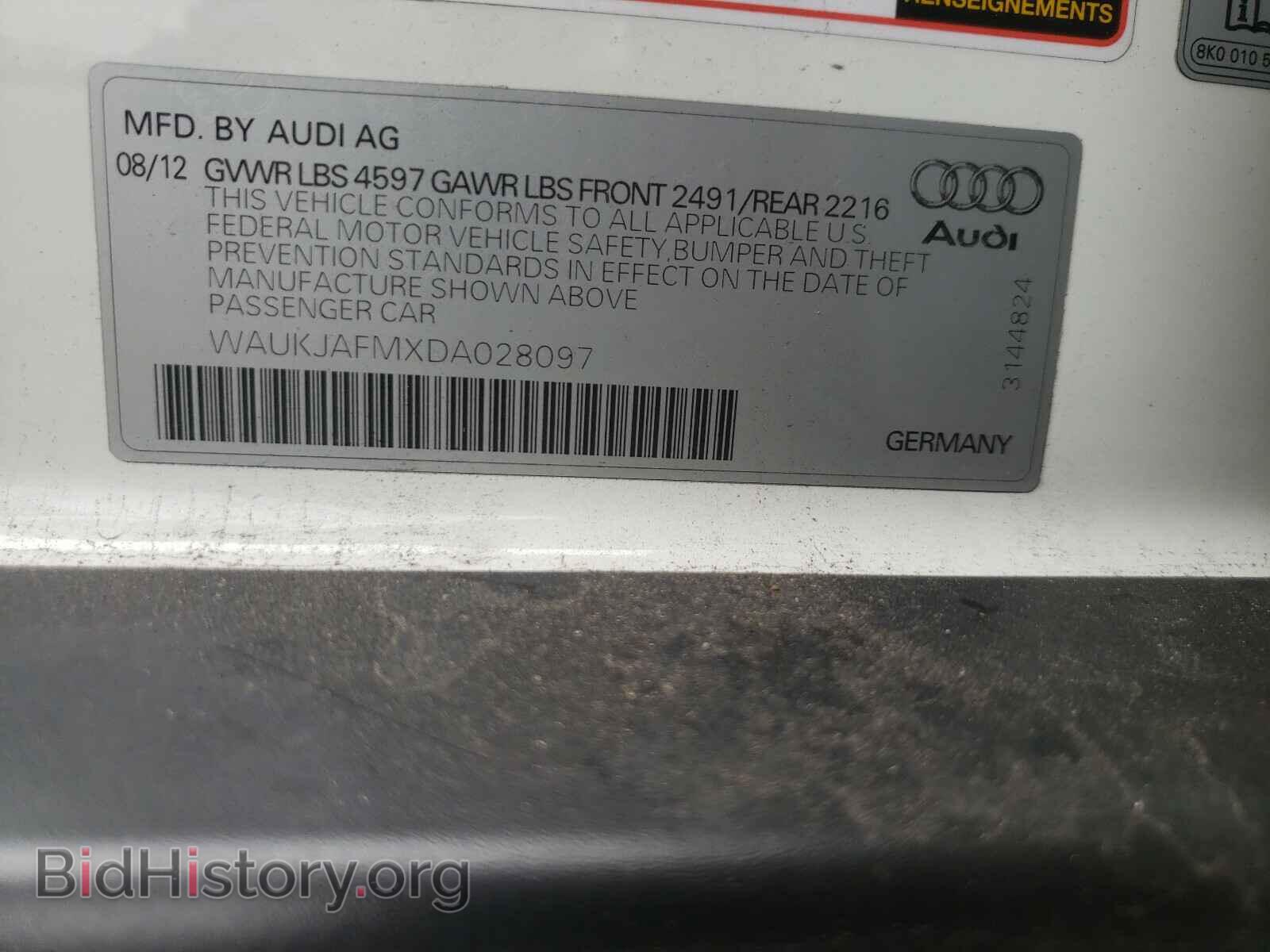 2013 AUDI A3 - VIN: WAUKJAFMXDA028097 - Фото 10