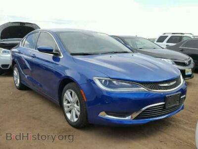 2015 Chrysler 200 200 Limite, синий — VIN 1C3CCCAB5FN730167, Copart
