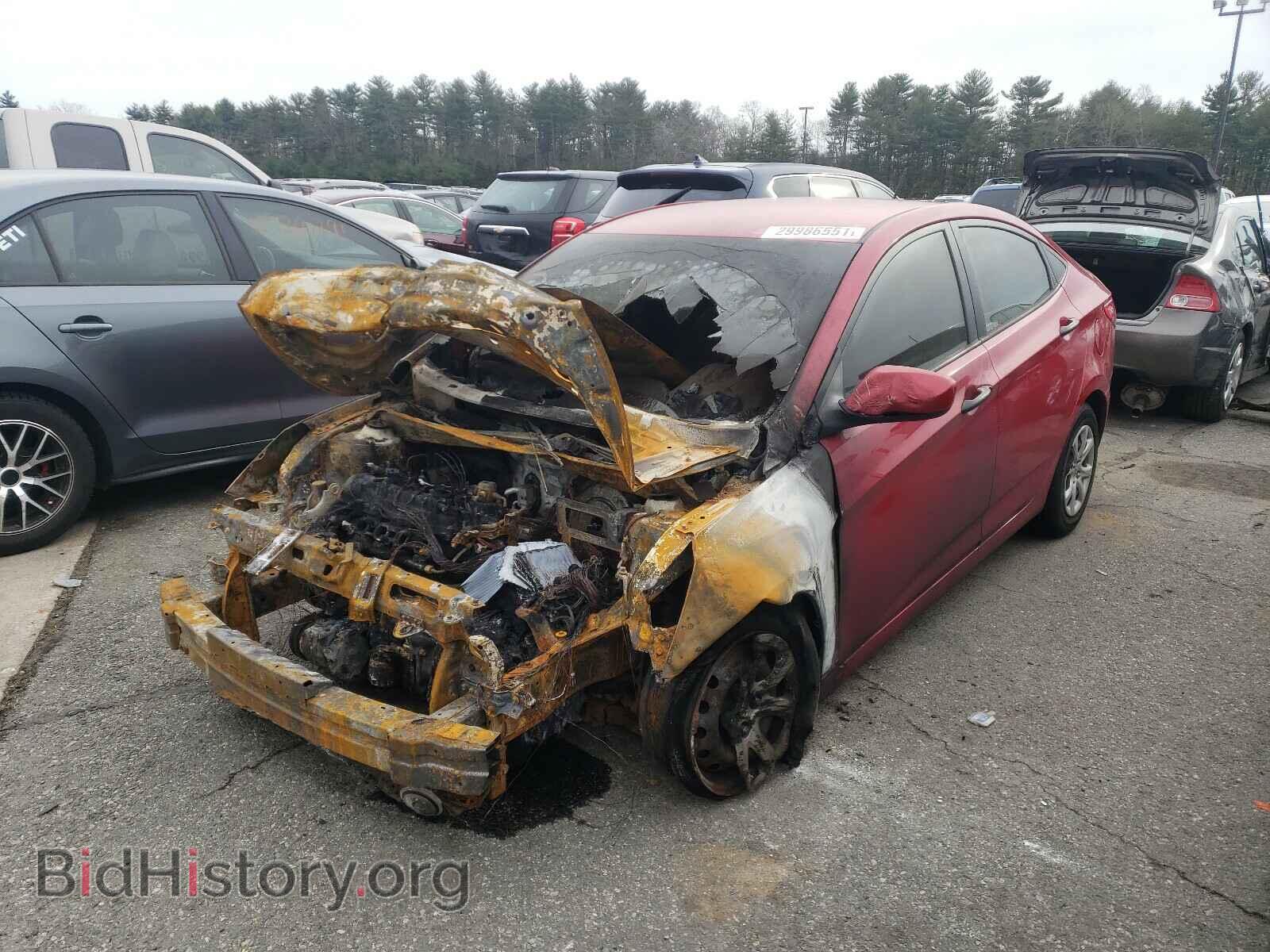 2012 HYUNDAI ACCENT - VIN: KMHCT4AE0CU039704 - Фото 2