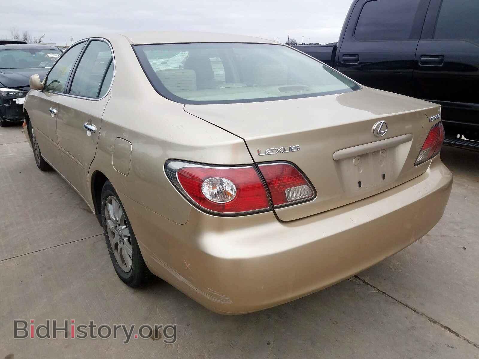2003 LEXUS ES300 - VIN: JTHBF30G330096800 - Фото 3