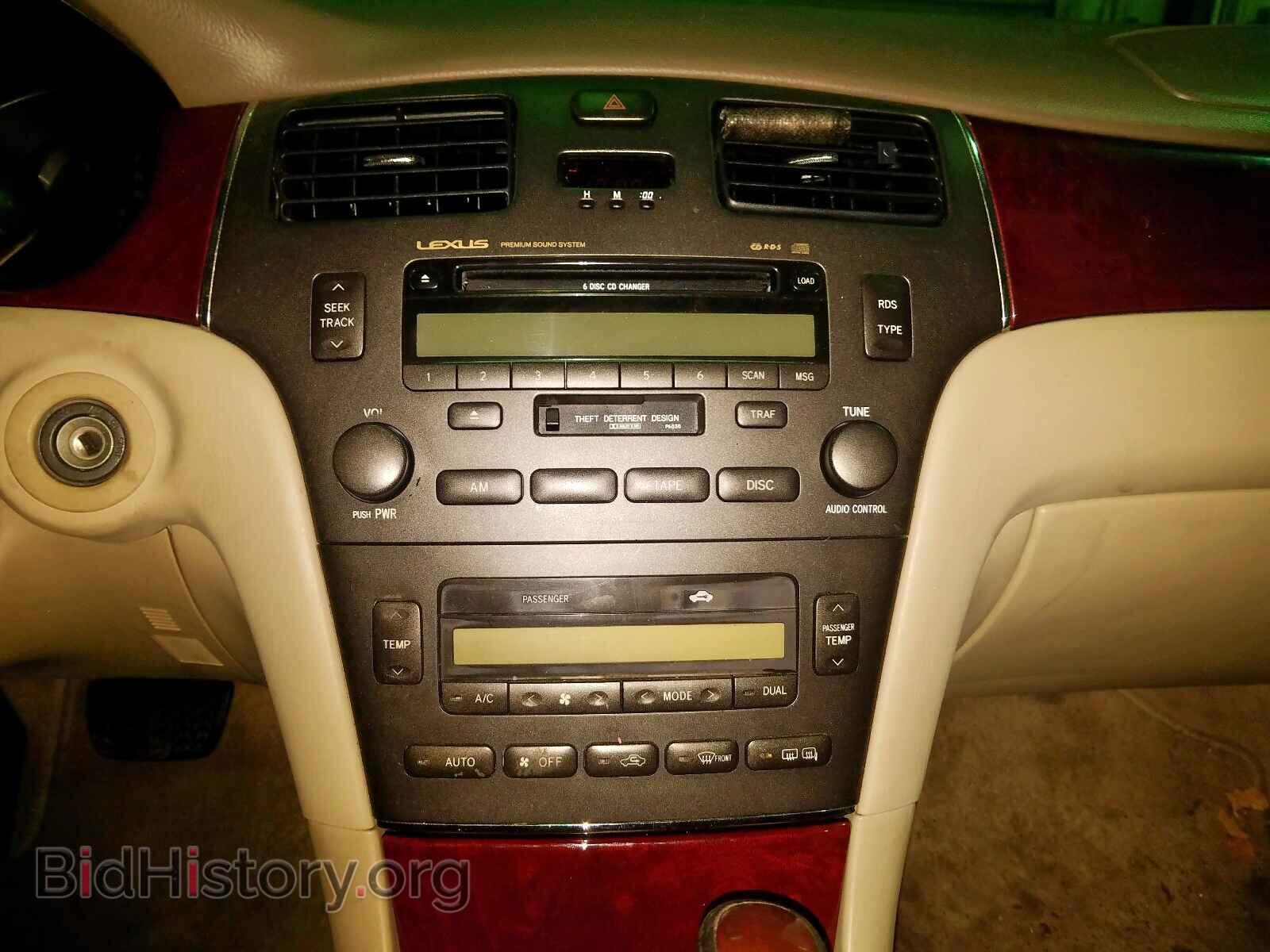 2003 LEXUS ES300 - VIN: JTHBF30G530128730 - Фото 9