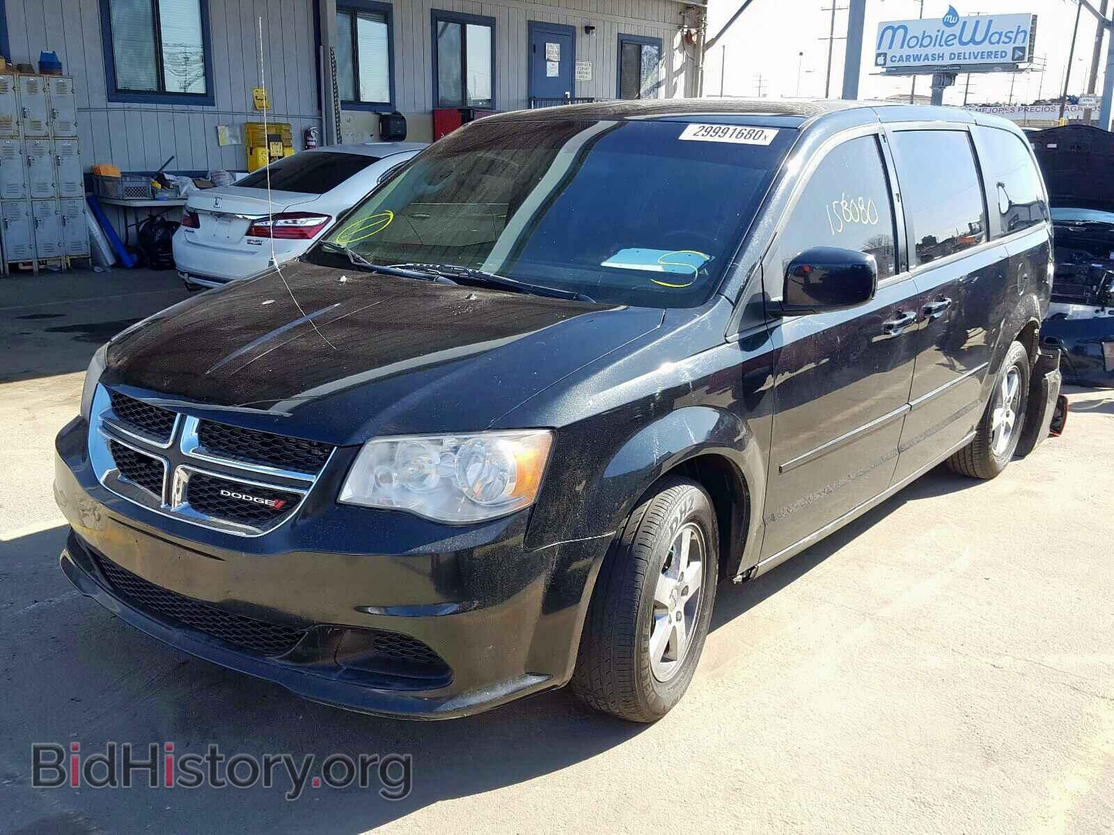 2013 DODGE CARAVAN - VIN: 2C4RDGCG6DR522303 - Фото 2