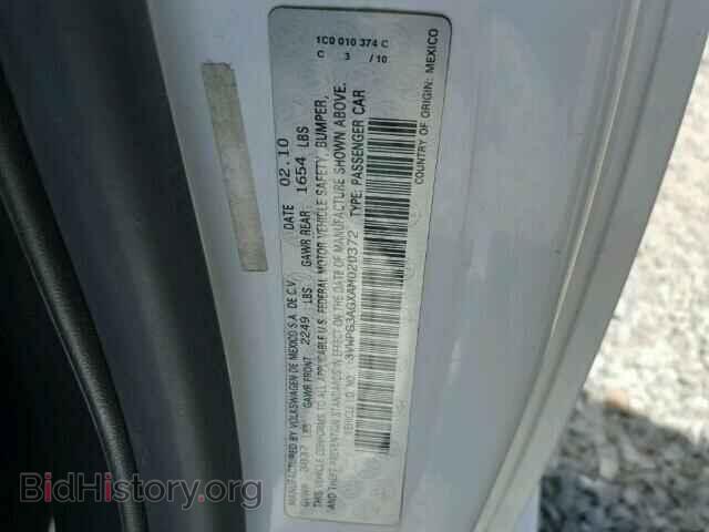 2010 VOLKSWAGEN BEETLE - VIN: 3VWPG3AGXAM020372 - Фото 10