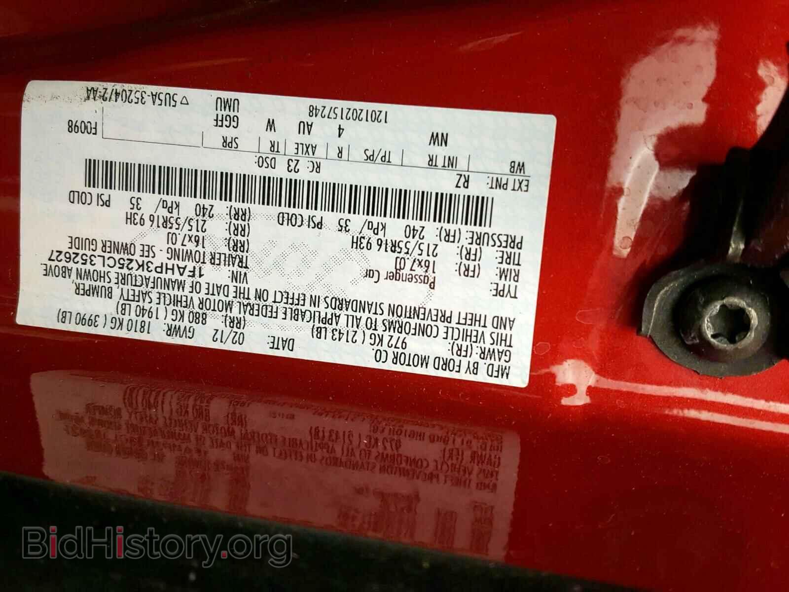2012 FORD FOCUS - VIN: 1FAHP3K25CL352627 - Photo 10