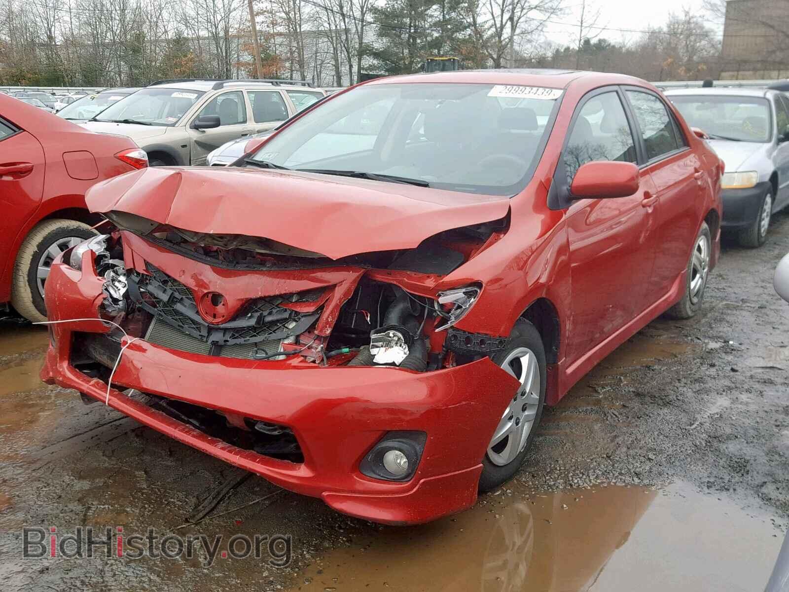 2013 TOYOTA COROLLA BA - VIN: 2T1BU4EE4DC968509 - Фото 2