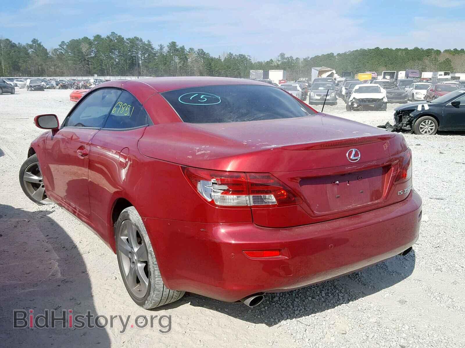 2011 LEXUS IS - VIN: JTHFE2C26B2505292 - Фото 3