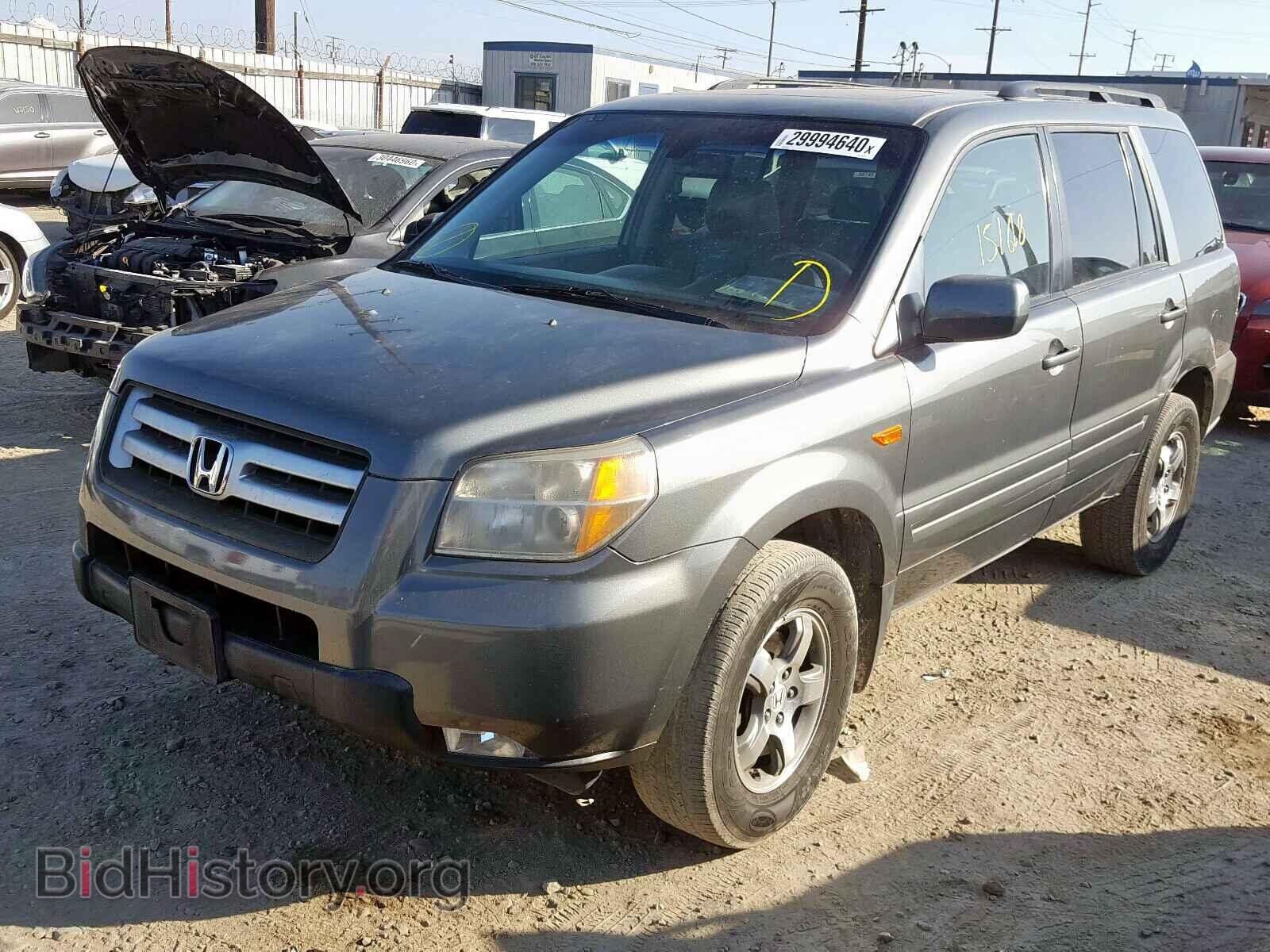 2007 HONDA PILOT - VIN: 5FNYF285X7B040112 - Фото 2