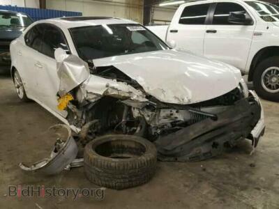 2011 Lexus IS350 IS350 AWD, белый — VIN JTHCE5C23B5001723, Copart