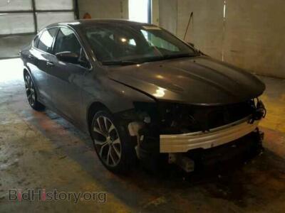2015 Chrysler 200, серый — VIN 1C3CCCCBXFN559400, Copart