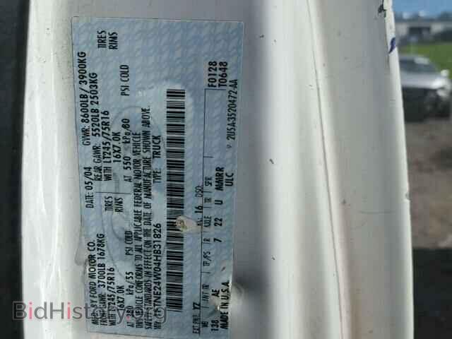 2004 FORD ECONOLINE - VIN: 1FTNE24W04HB31826 - Photo 10