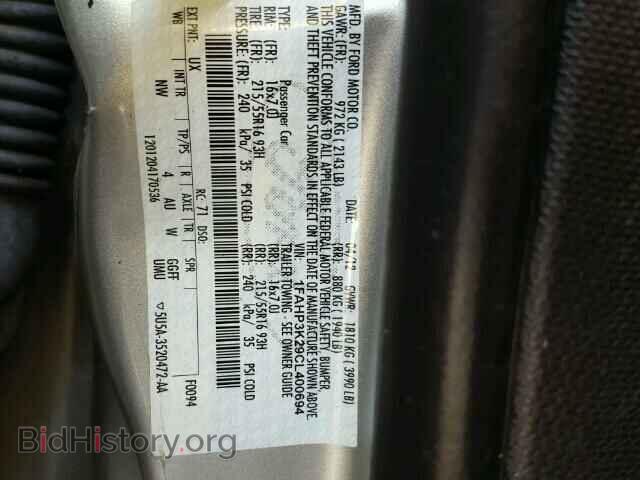2012 FORD FOCUS - VIN: 1FAHP3K29CL400694 - Фото 10