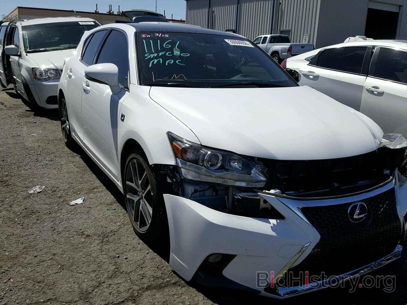 Photo JTHKD5BH7G2255786 - LEXUS CT 200 2016