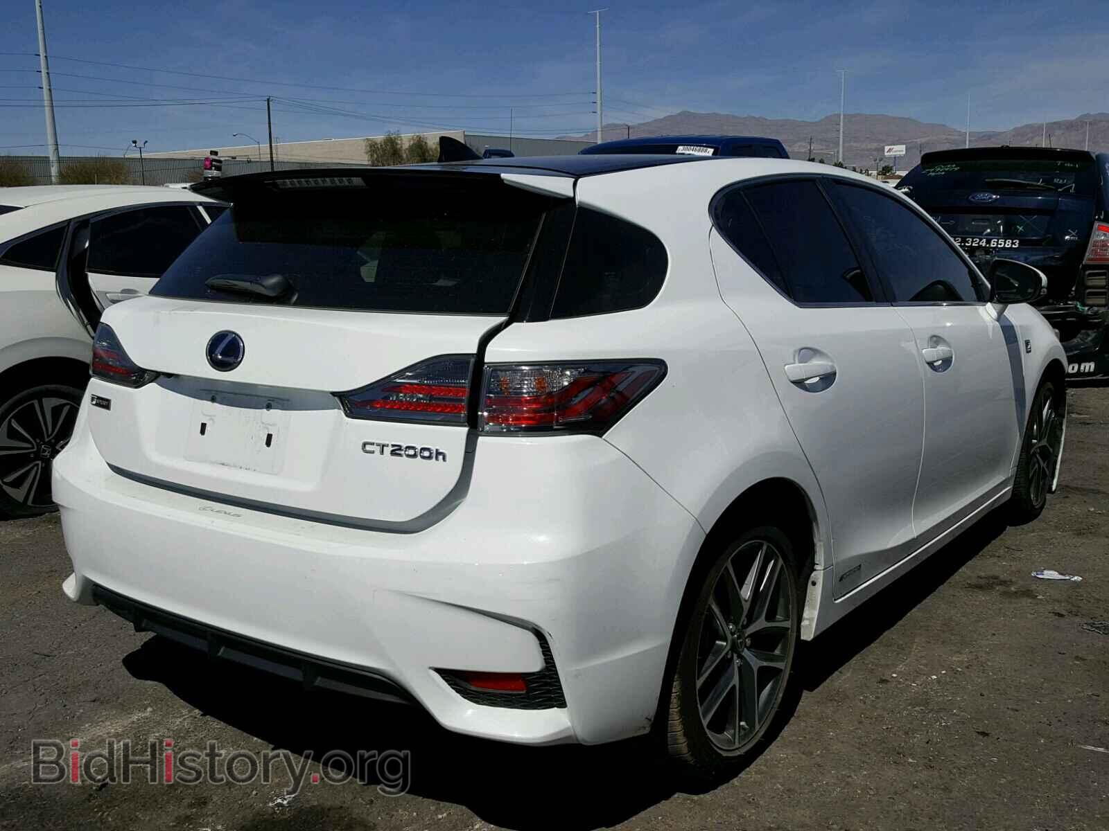 2016 LEXUS CT 200 - VIN: JTHKD5BH7G2255786 - Фото 4