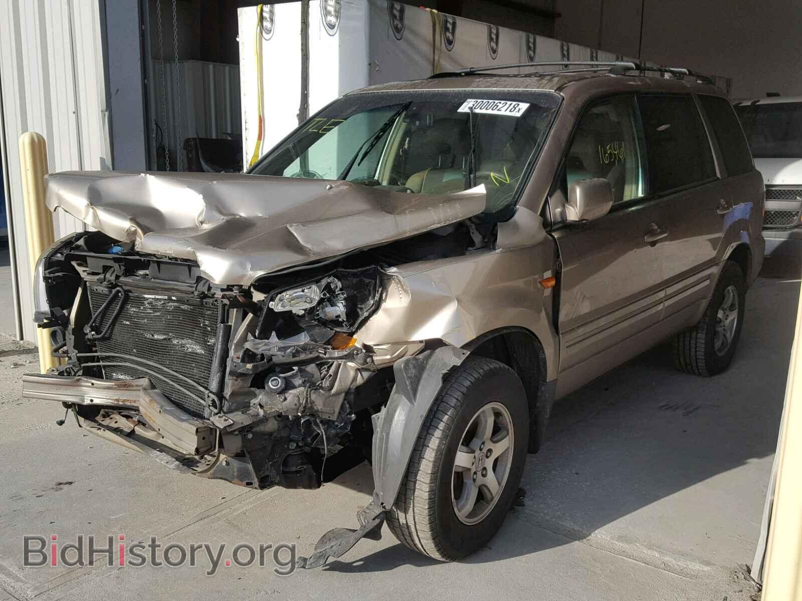 2007 HONDA PILOT - VIN: 2HKYF18587H506955 - Фото 2