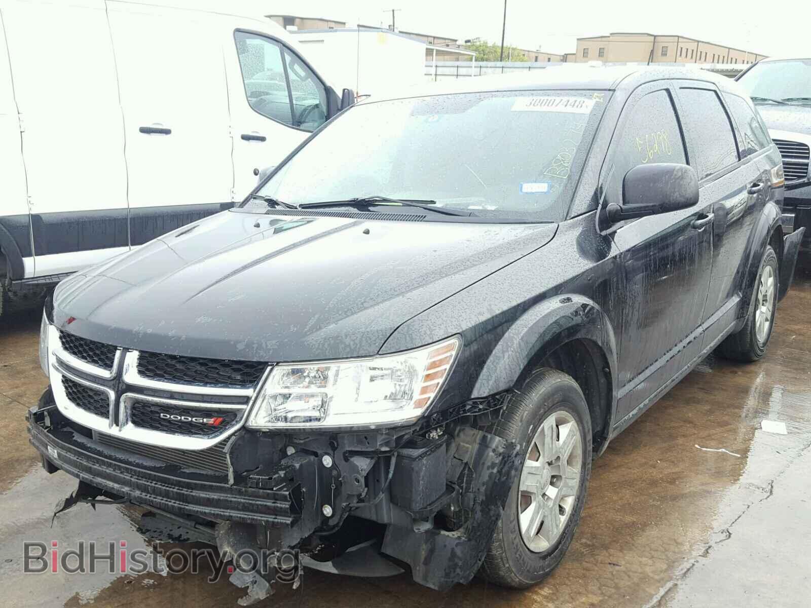 2012 DODGE JOURNEY - VIN: 3C4PDCAB3CT367227 - Фото 2