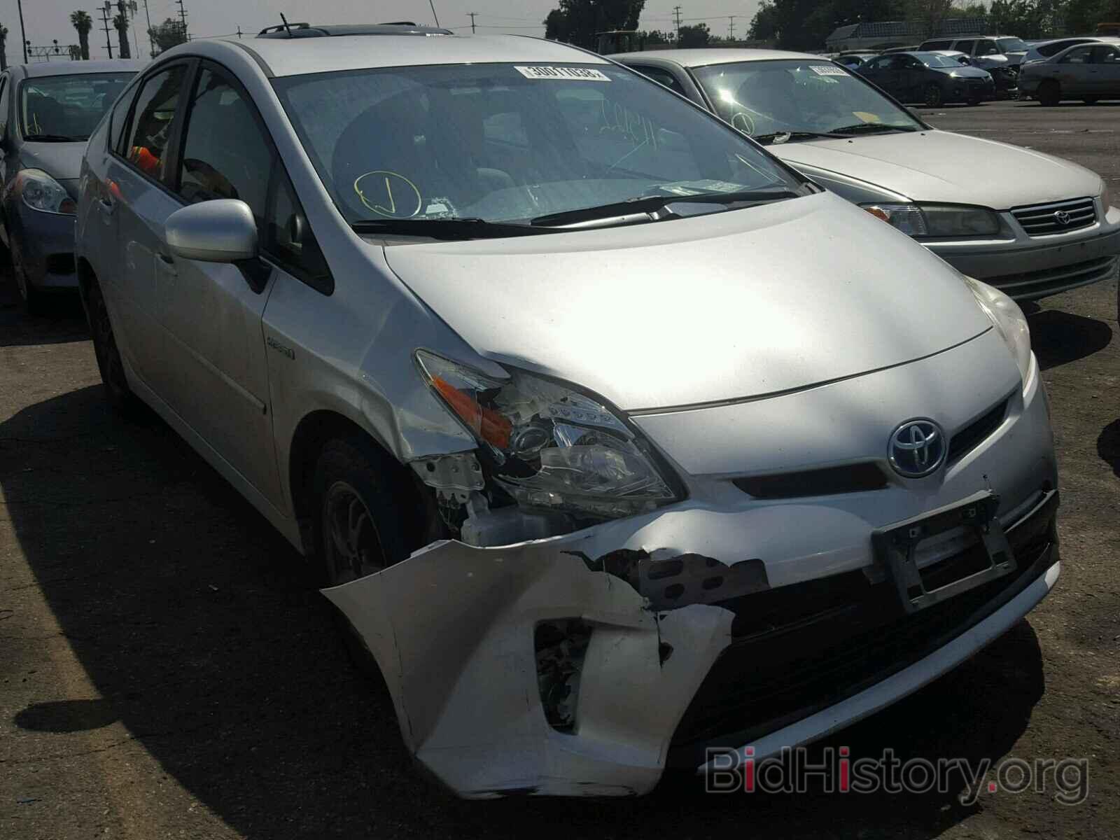 Фотография JTDKN3DU5D0354580 - TOYOTA PRIUS 2013