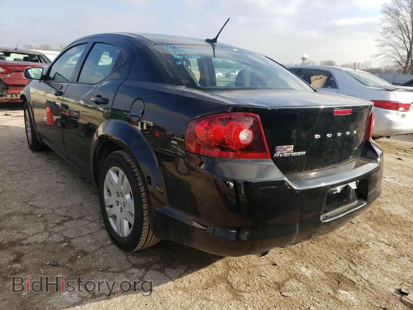 2014 DODGE AVENGER - VIN: 1C3CDZAGXEN104656 - Фото 3